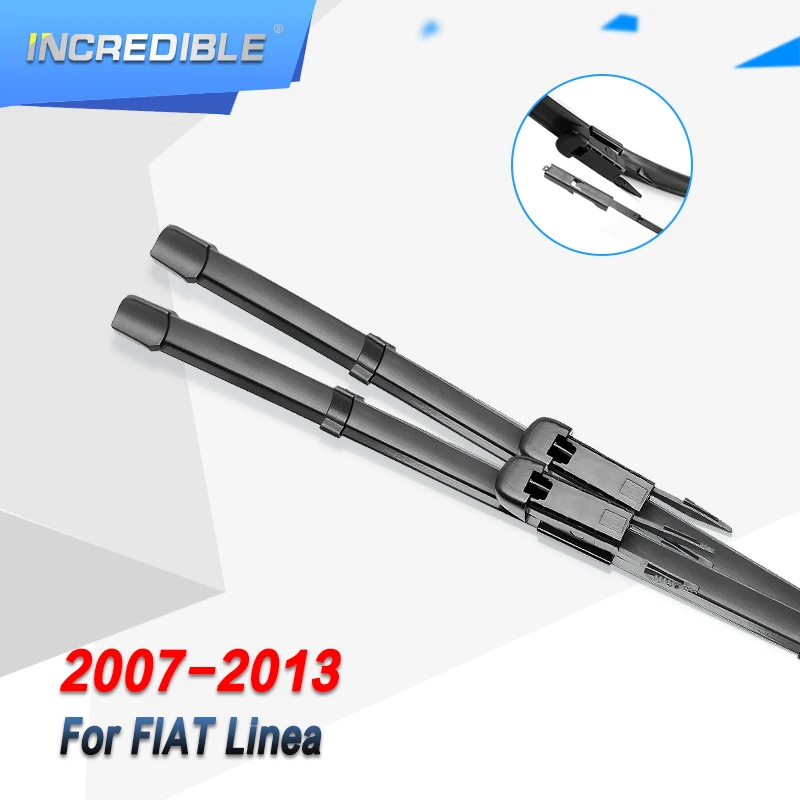 

INCREDIBLE Wiper Blades for FIAT Linea Fit Pinch Tab Arms 2007 2008 2009 2010 2011 2012 2013