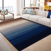 modern simple rug northern european style blue striped carpet bedroom door living room bed blanket kitchen bathroom floor mat