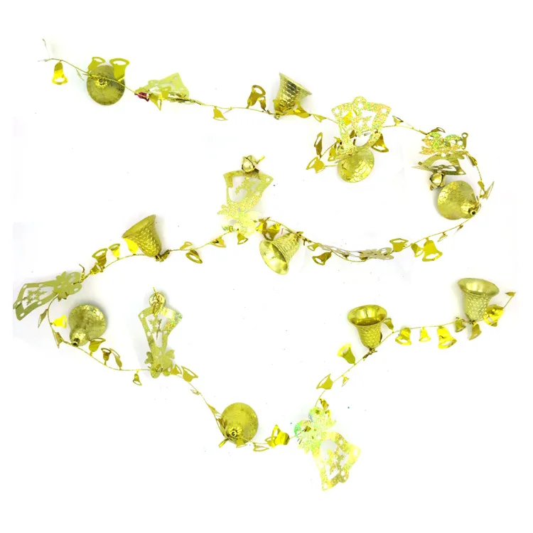 Рождественское украшение колокольчики из ротанга подвесные украшения для