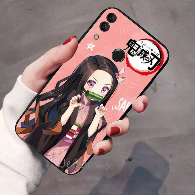 

Demon Slayer Kimetsu No Yaiba Phone Case For Huawei Honor view 7a5.45inch 7c5.7inch 8x 8a 8c 9 9x 10 20 10i 20i lite pro