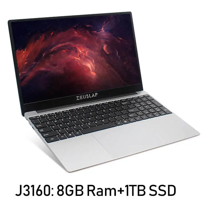 J3160 1tb ssd ZEUSLAP 15,6 дюймов Intel Core i7 8 ГБ ОЗУ до 1 ТБ SSD 1920*1080P FHD Win10 двухдиапазонный wifi нетбук i7 ноутбук компьютер - Цвет: J3160 1tb ssd
