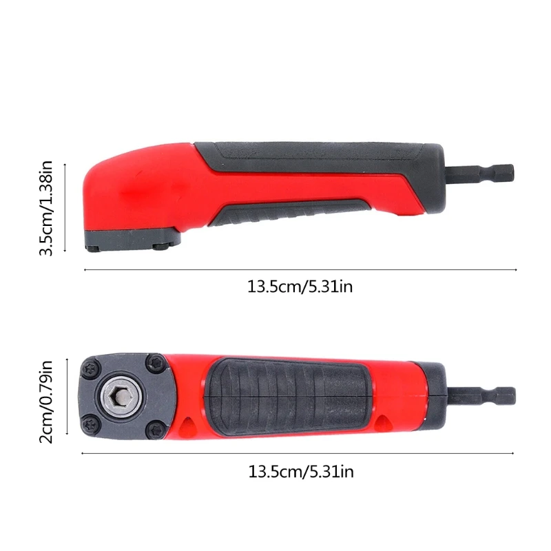 

Multi-Purpose 90 Degree Lengthened Corner Device Right Angle Screwdriver Turn Joint Tool