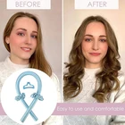 Плойка для волос для ленивой девушки, Губка из пены, Плойка для волос, ролик для волос, кольцо для волос, бигуди для сна без нагрева, бигуди для волос