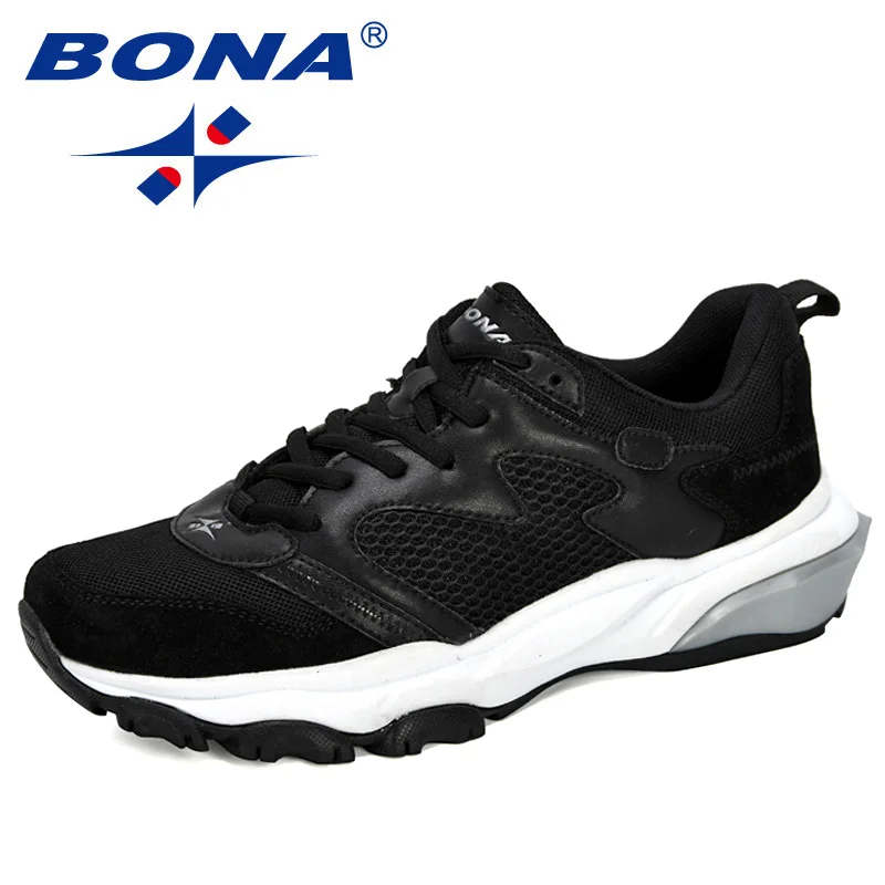 BONA 2020 новые дизайнерские Популярные стильные мужские кроссовки спортивные для