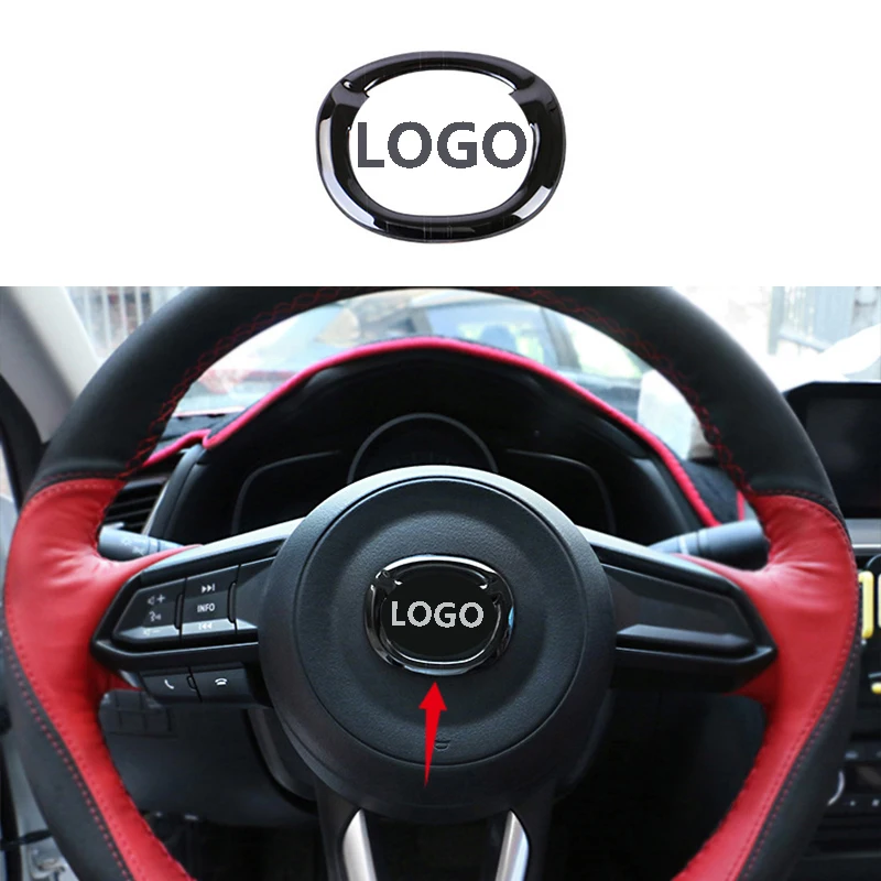 Для Mazda3 MAZDA6 MAZDA2 CX 5/CX 3/CX 8/CX 9/MX 5/MX5/CX5 2014 2019 блестящие рулевого колеса Колпачок