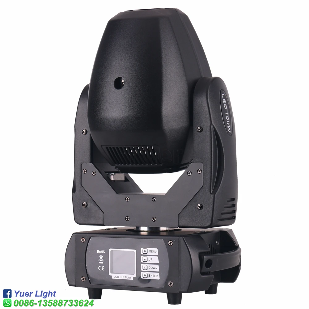 4 шт./лот новейший светодиодный 100 Вт Луч движущийся головной свет Цветовая