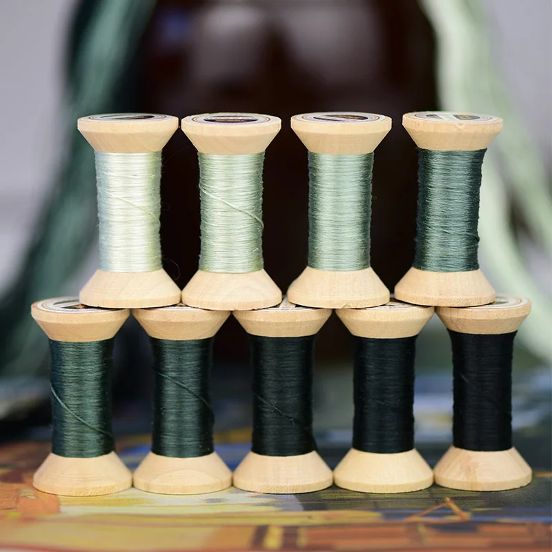 Вышивка вручную/шелковая нить/обернутая шелковая нить для вышивки/ручная