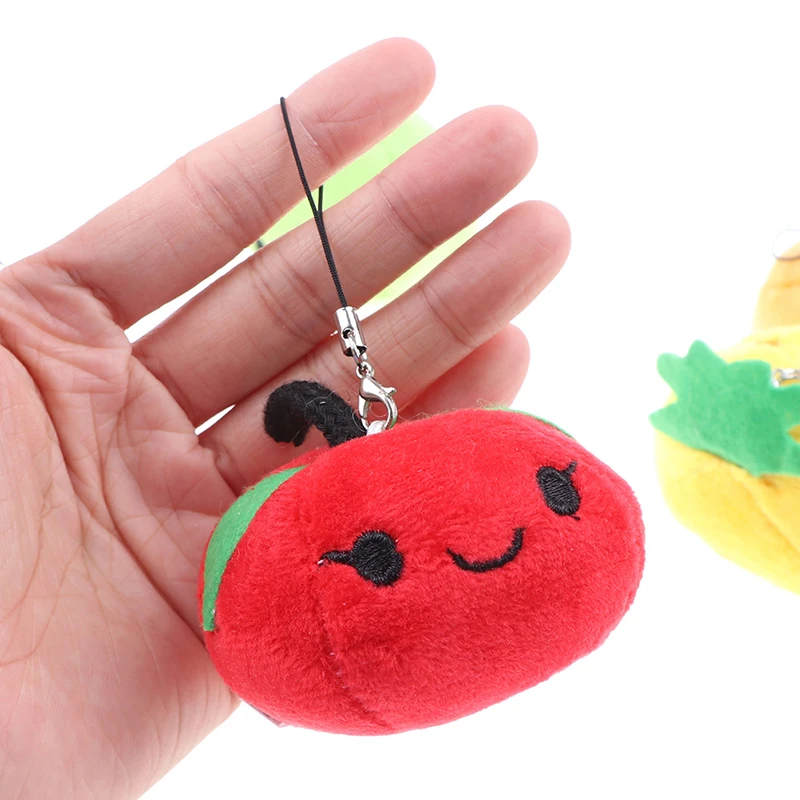 1 шт. фруктовая плюшевая игрушка мини милая мягкая брелок Маленькая подвеска