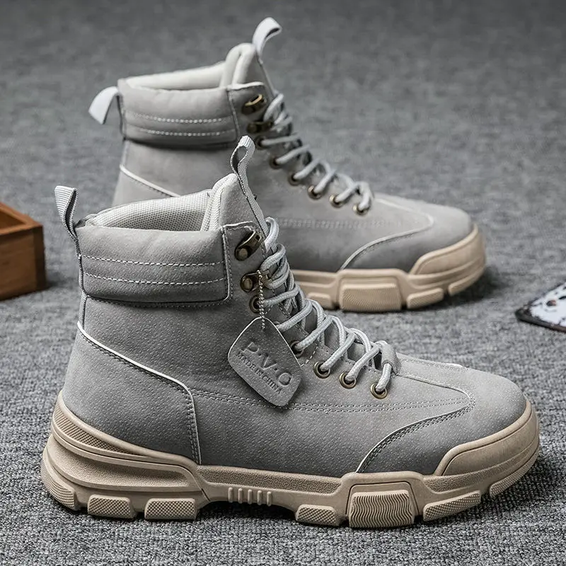 

Sneakers For 2021 Winter Men New High Top Vulcanized Thicken Warm Snow Boots Luxury Male Platform Increase Casual Cotton Shoes