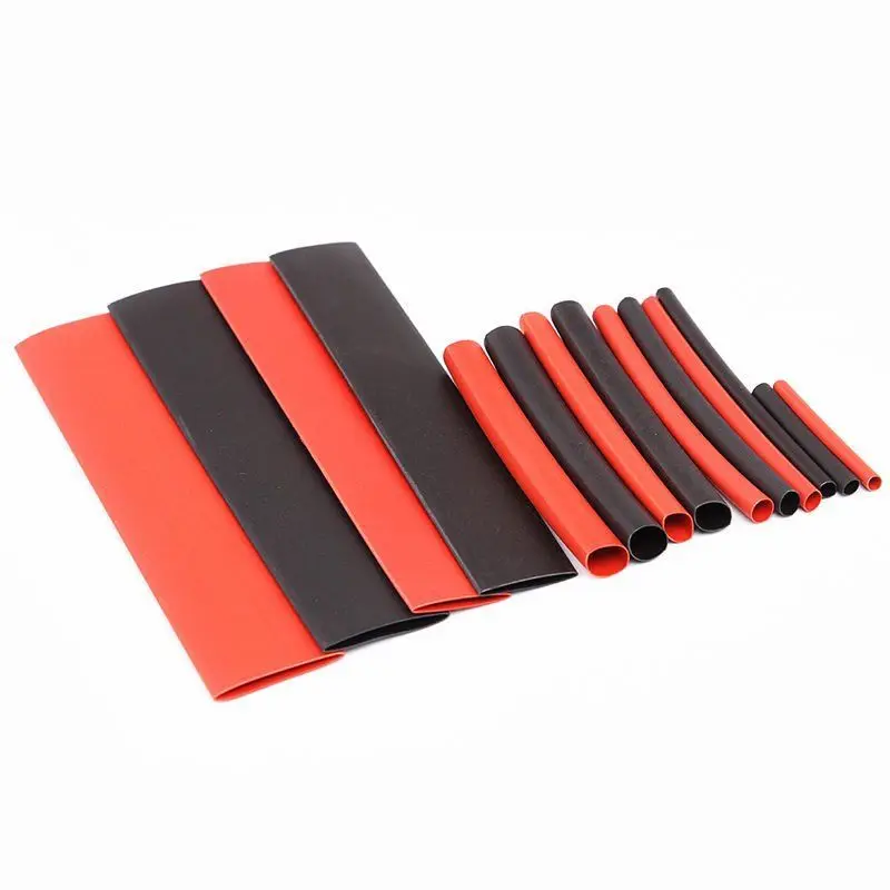 1~14mm Sleeving Kit 150pcs Red Black 2:1 Ratio Heat Shrink Tubing Tube Wire Wrap Polyolefin Newest | Инструменты