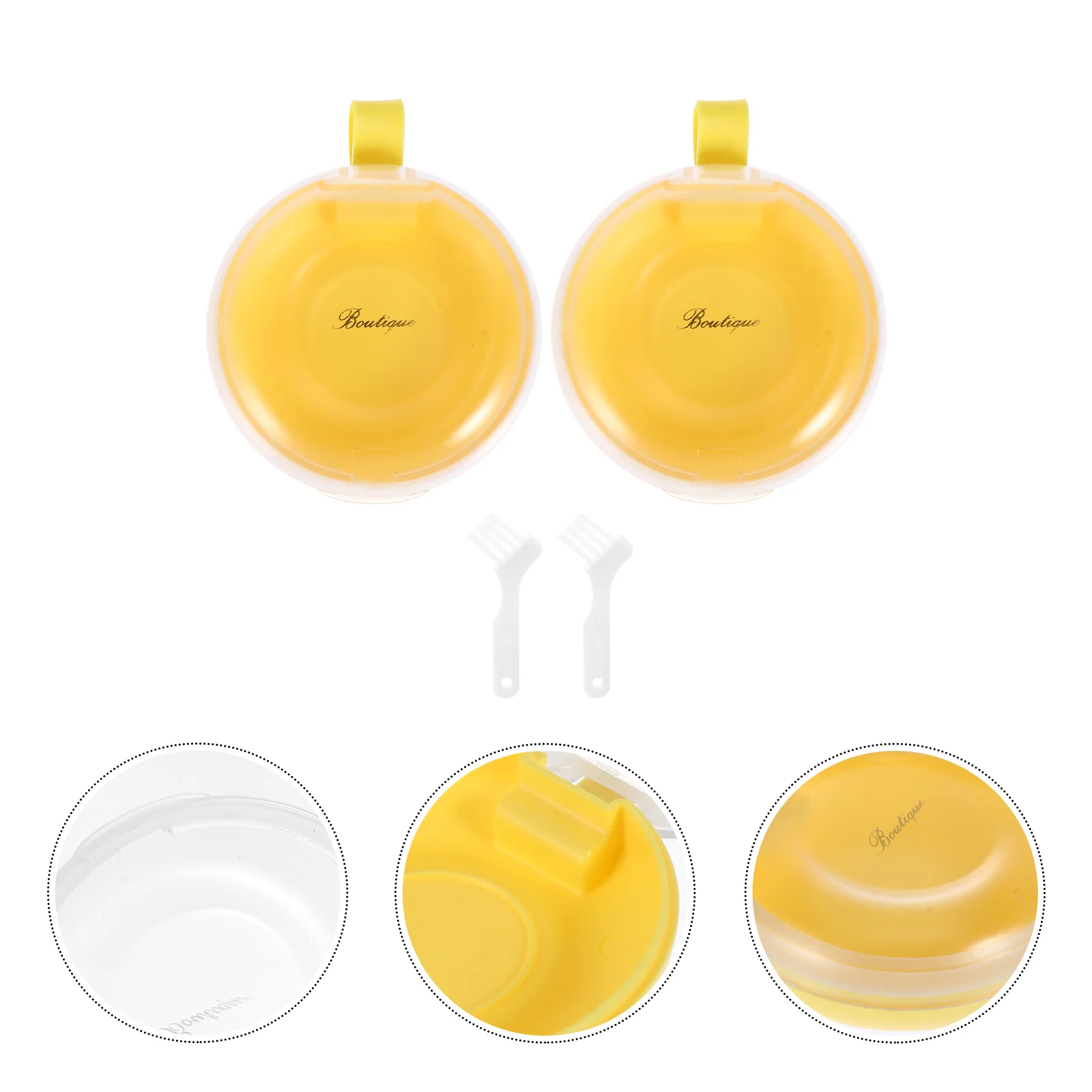 

2 шт. креативные Ортодонтические фиксаторы коробки для протезов чехол переносные фиксаторы