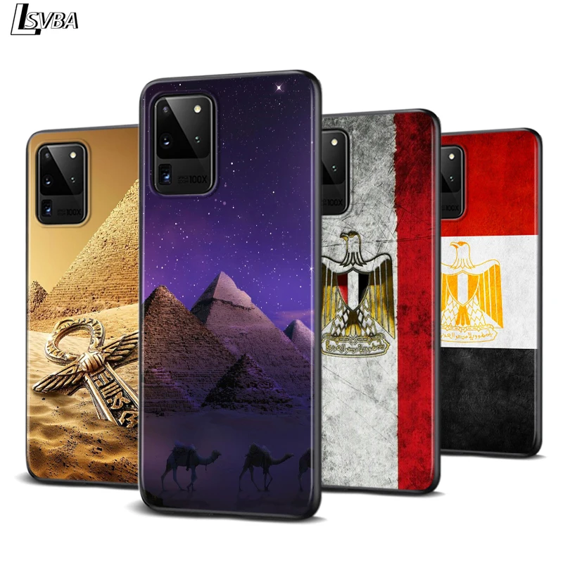 

Silicone Cover Egypt National Flag for Samsung S20 Ultra Plus A91 A81 A71 A51 5G A41 A31 A21 A21S A11 A01 Phone Case