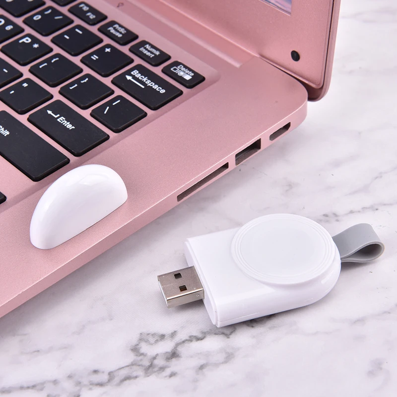 

1Pc Mini Portable Adapter for Apple iWatch 1 2 3 4 5 Dock Fast Charging Charger Smart Watch Wireless Charging Base