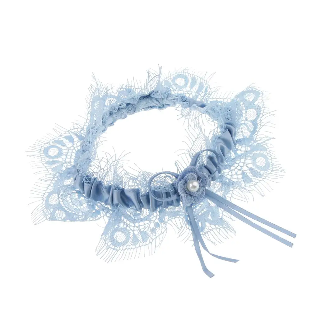 Элегантное свадебное платье Bule с кружевами и жемчужинами украшенное бантиком