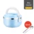 Upgrade Type single layer Northern Europe blue  with stainless steel chopsticks and spoon