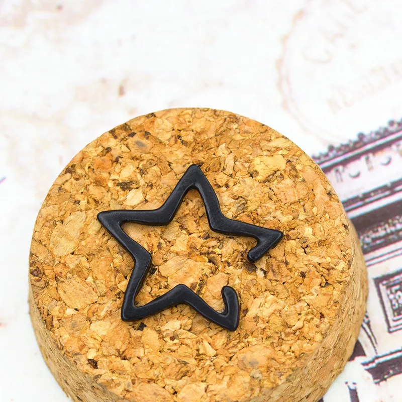 Панк-рок геометрические звезды квадратные клипсы для ушей манжеты серьги без