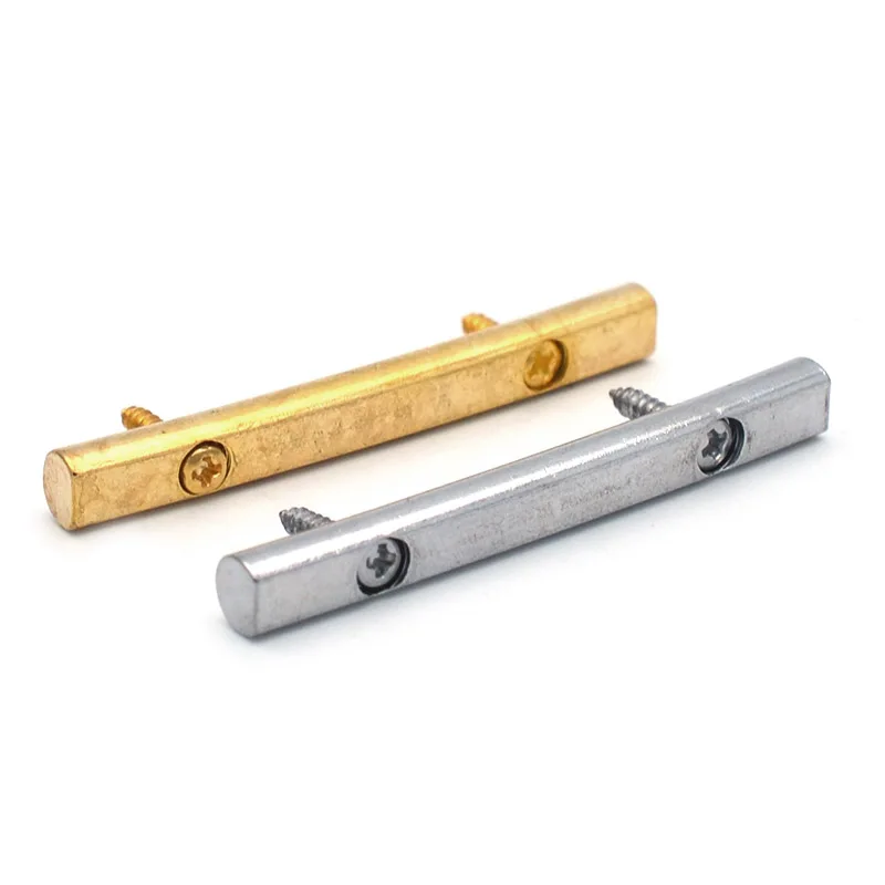 

10pcs 45mm Brass Guitar String Retainers Bars Tension Bar for Tremolo Systems Electric Guitar Chrome Gold