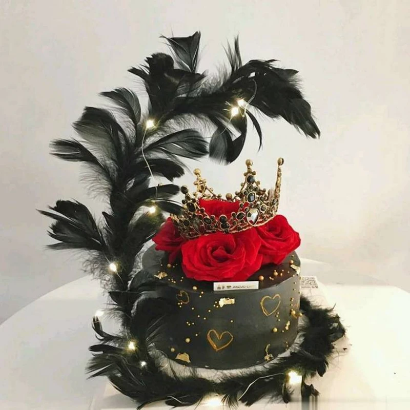 Перьев Крылья Ангела сделай сам различные Топпер для торта Love свадебный подарок