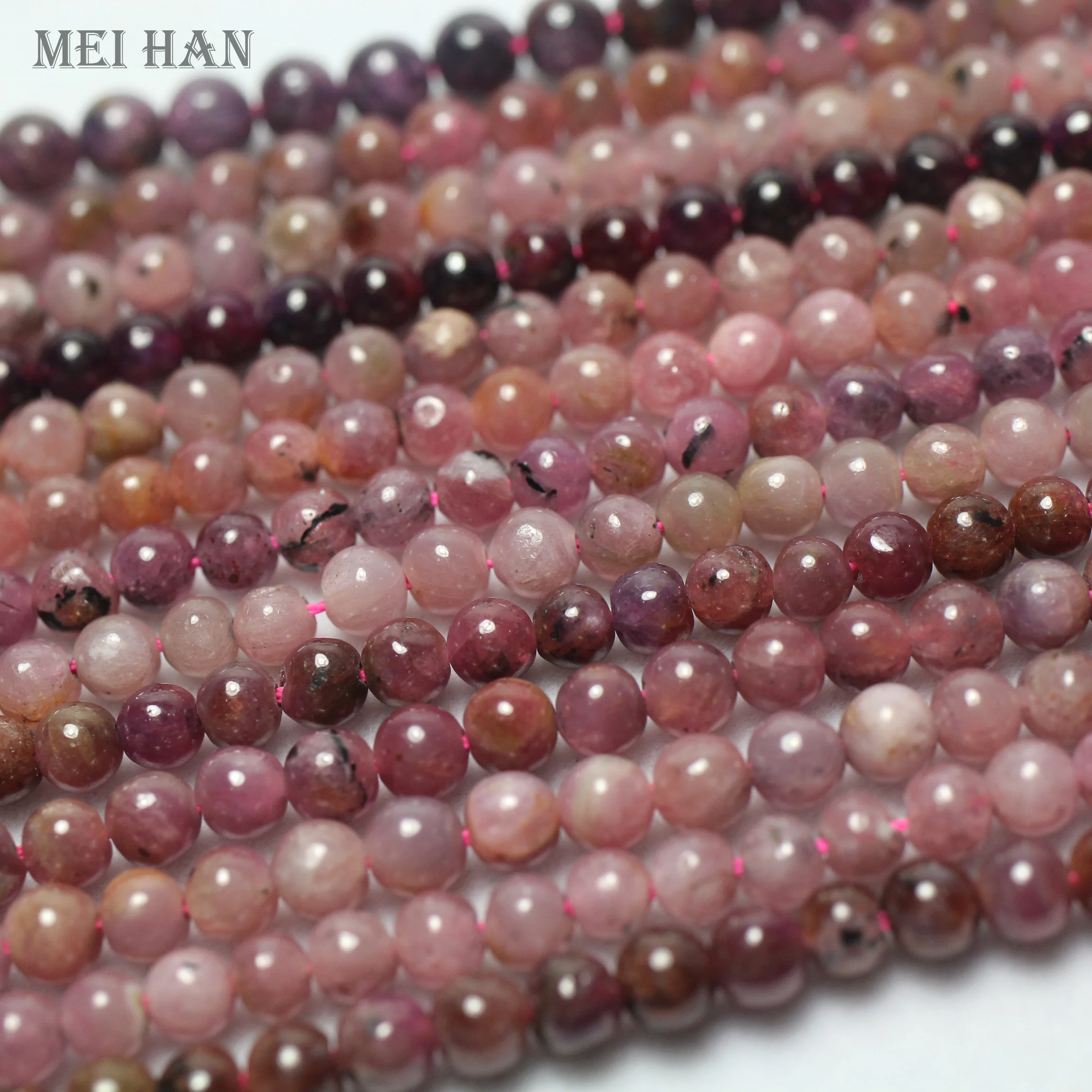 Круглые Гладкие бусины Meihan 1 нить/набор 4 5 мм|round stone beads|stone beadsbead wholesale |
