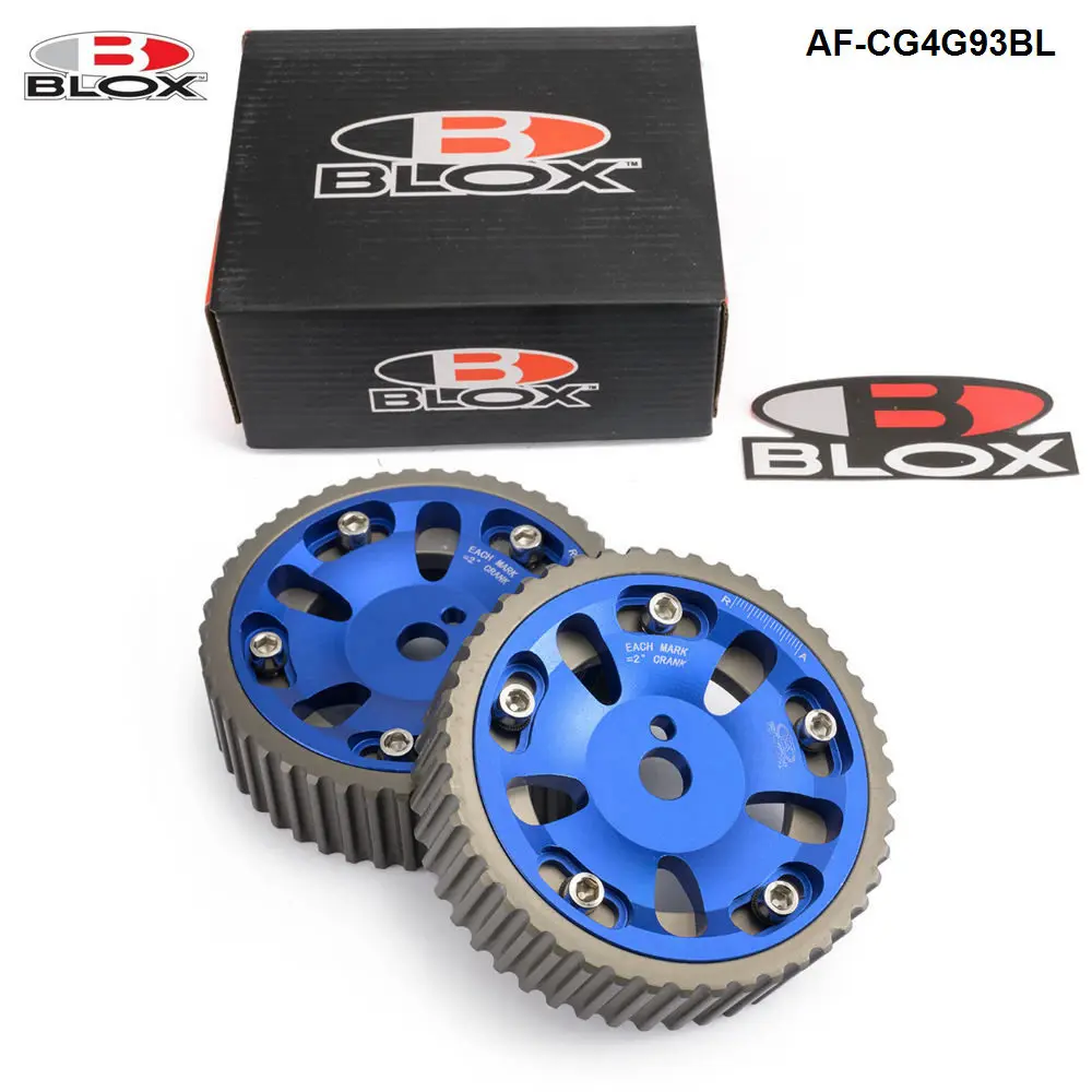 Фото Для Mitsubishi Mirage 93 02 4G93 Dohc двигатель Blox Алюминий Racing регулируемые Верньер Cam шестерни