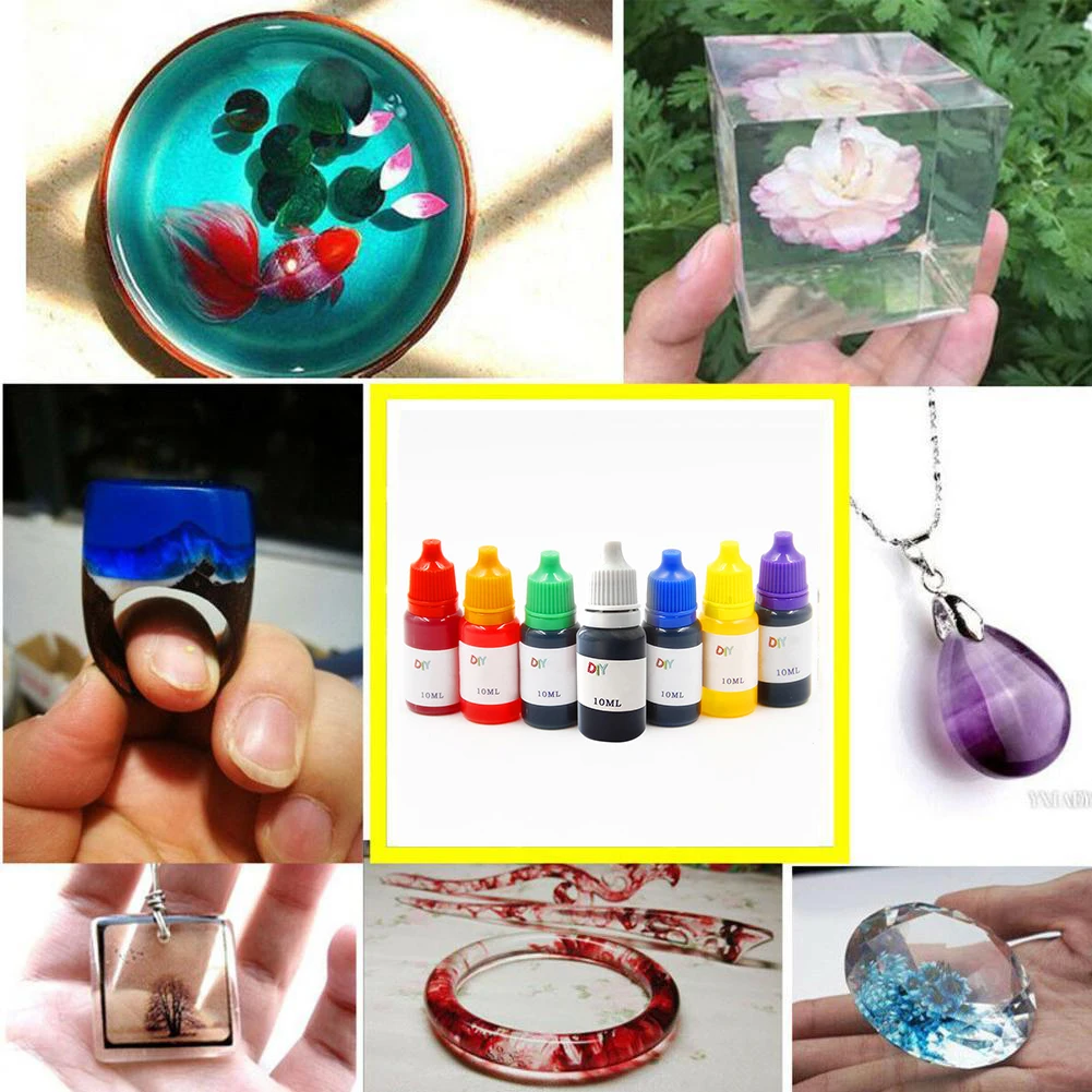 1 шт. жидкий пигмент набор инструментов для рукоделия 6 мл/бутылка красители ванны