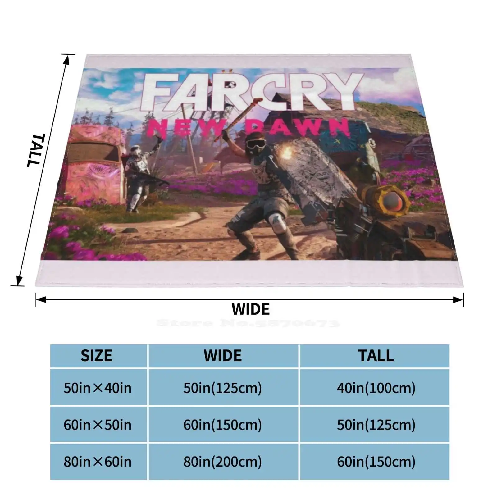 Отдых на природе автомобиль самолёт путешествие портативное одеяло Far Cry 6 Farcry Kid