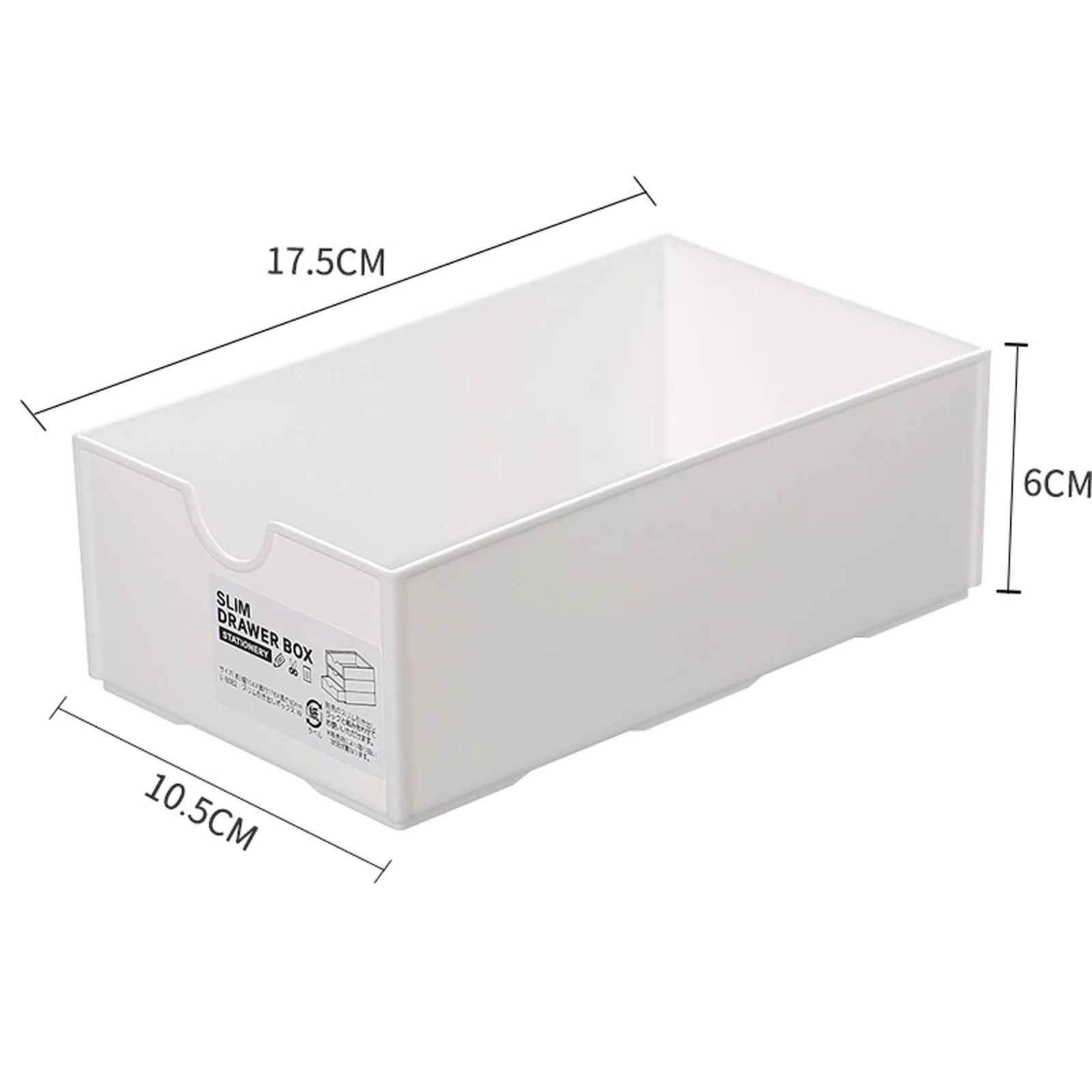 

Stackable Desktop Drawer Storage Box Solid Color Plastic Office Sundries Storage Box Student Desk Stationery Storage Box