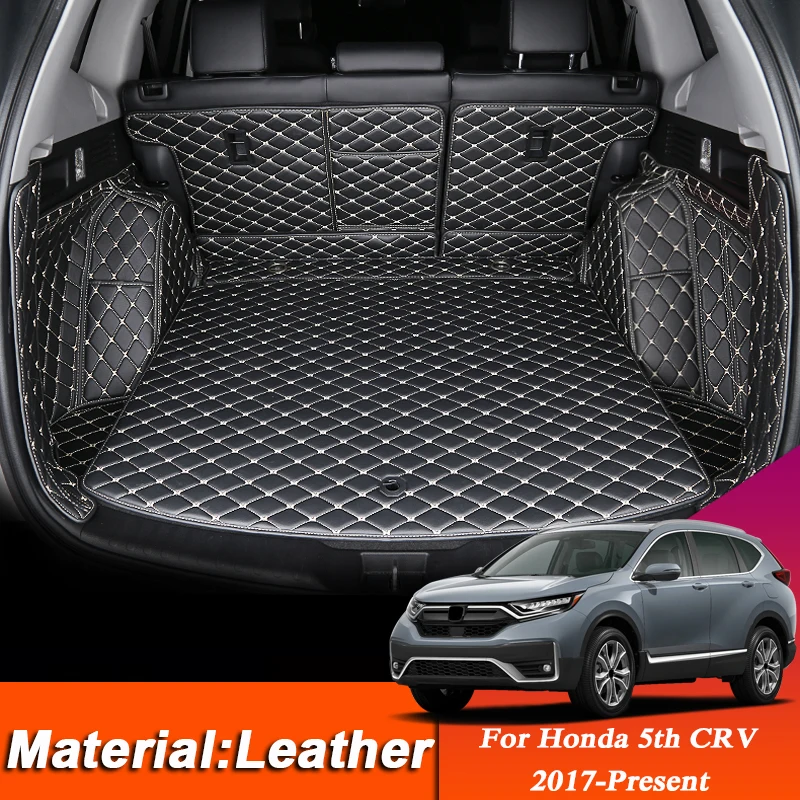 

Автомобильный Стайлинг, пользовательский задний коврик для багажника для Honda 5th CR-V 2017-кожаный водонепроницаемый автомобильный подкладка дл...