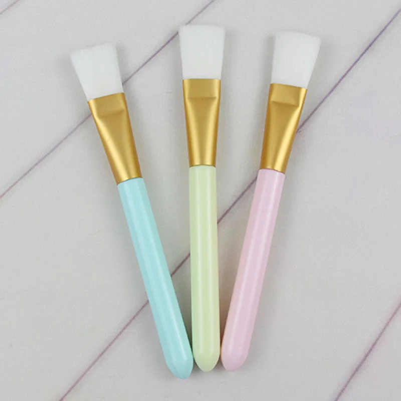 1 шт. PP кисть для маски лица розовый синий желтый ручка кисти макияжа