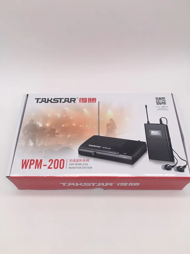 Лидер продаж оптовая продажа Takstar WPM-200 в ухо Стадия UHF Беспроводной монитор