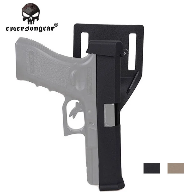 

Emersongear Airsoft IPSC Competitive Holster Quick Release Loaded Holster Automatic Loading Locking Holster For Glock 17