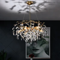 modern led lusters crystal chandelier indoor lighting ceiling chandeliers cristal for living room bedroom kitchen fixture lights