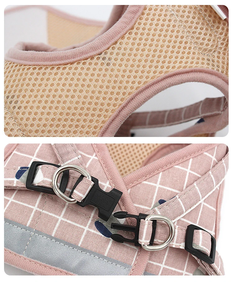 Поводок для собак поводок Обувь с дышащей сеткой Светоотражающий ошейник