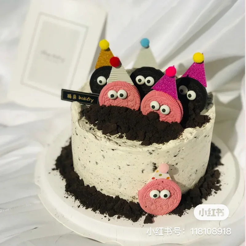 4 шт./5 шт. шляпа "с днем рождения" Кепки торт Топпер Happy День рождения поставки