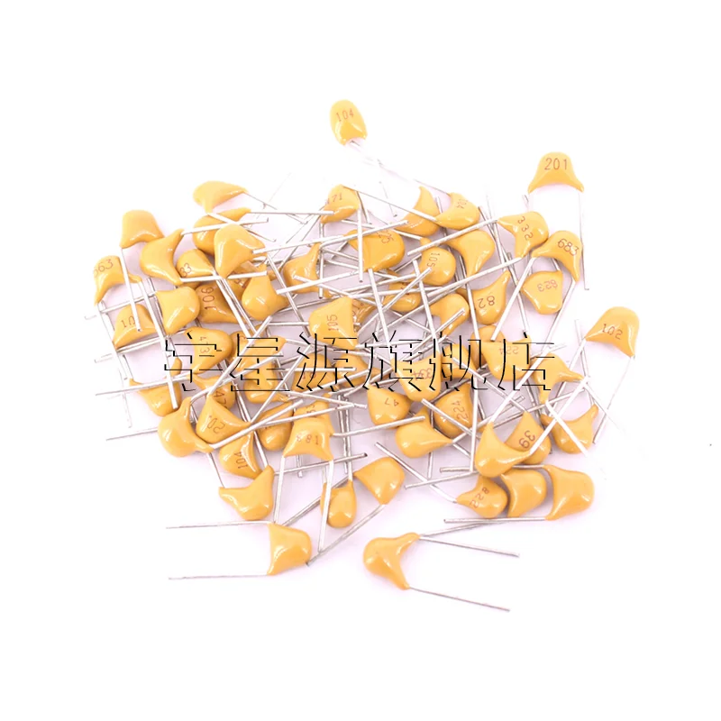 Multilayer ceramic capacito 50V 10PF 15PF 18PPF 20PF 22PF 27PF 30PF 33PF 39PF 47PF 50PF 56PF 68PF 5.08mm | Электронные