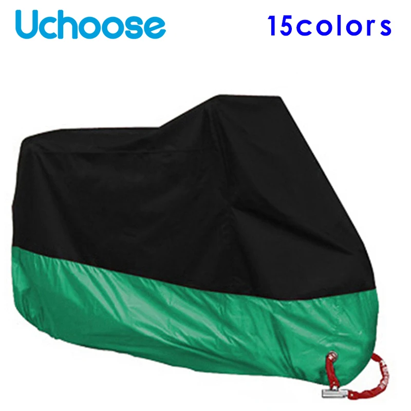 Универсальный чехол для мотоцикла на открытом воздухе ткань Защитная крышка УФ