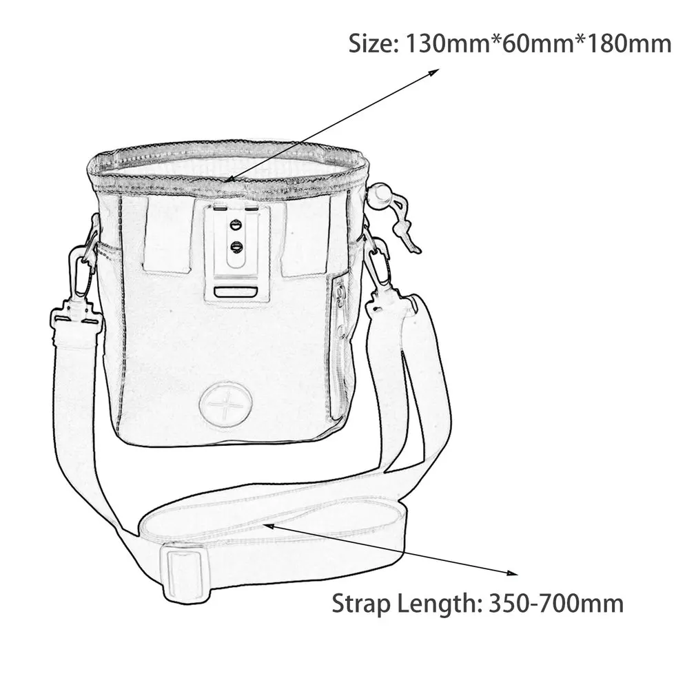 

Dog Treat Pouch Drawstring Carries Pet Toys Food Poop Bag Pouch Pet Hands Free Training Waist Bag Pet Product Reward Waist Bag