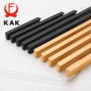 KAK черные ручки для шкафа в американском стиле золотые Т-образные ручки для кухонного шкафа из алюминиевого сплава ручки для выдвижных ящиков оборудование для обработки мебели