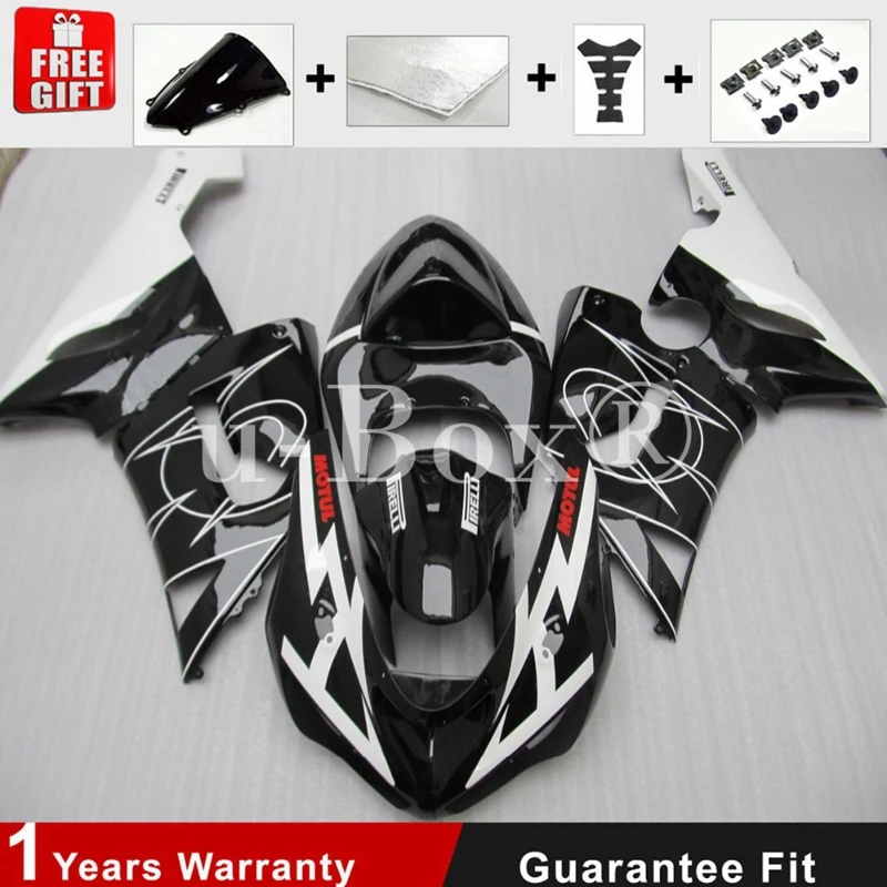 

Новинка из АБС-пластика для мотоцикла весь обтекатели комплект подходит для kawasaki Ninja ZX6R 636 2005 2006 05 06 6R ZX-6R кузов женский костюм из двух вещей ч...