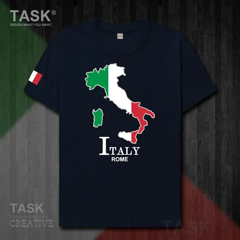 Итальянская итальянская мужская футболка в римском стиле новый топ модная