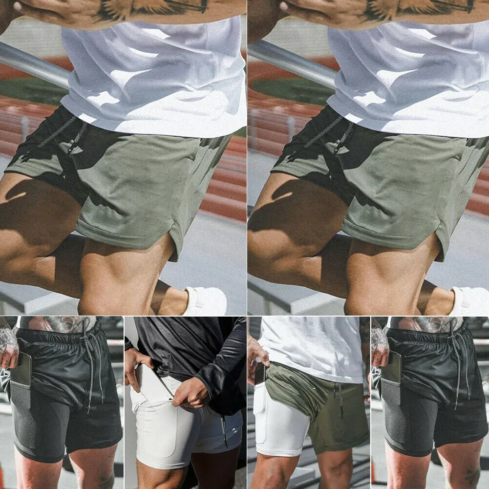 Men Sports Training Bodybuilding Shorts Summer Workout Fitness Short Pants QL Sale | Мужская одежда