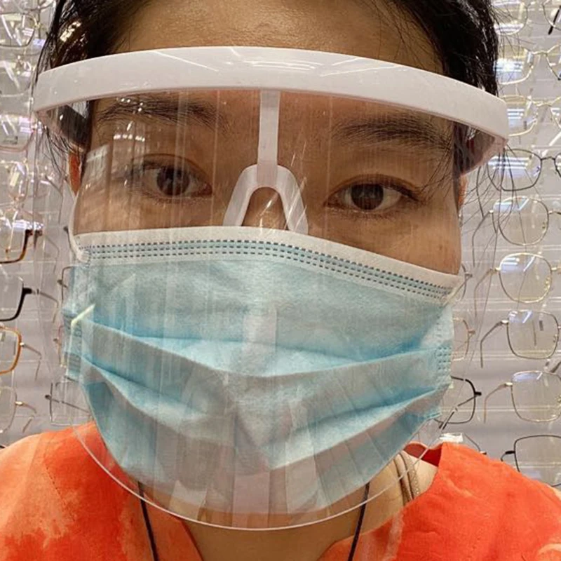 

Face Protection Plastic Mask For Pets With Glasses Anti-fog And Compression Glasses Full-scale Adult And Children Sunglasses