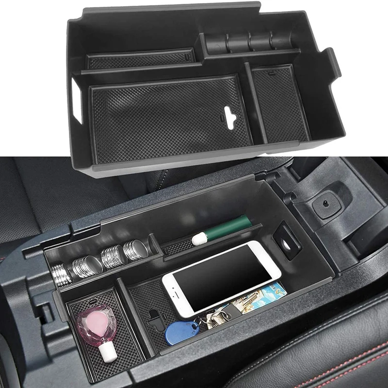 

Подлокотник центральной консоли, контейнер для хранения, Внутренний органайзер, лоток для перчаток, аксессуары для Chevy Equinox 2018-2021