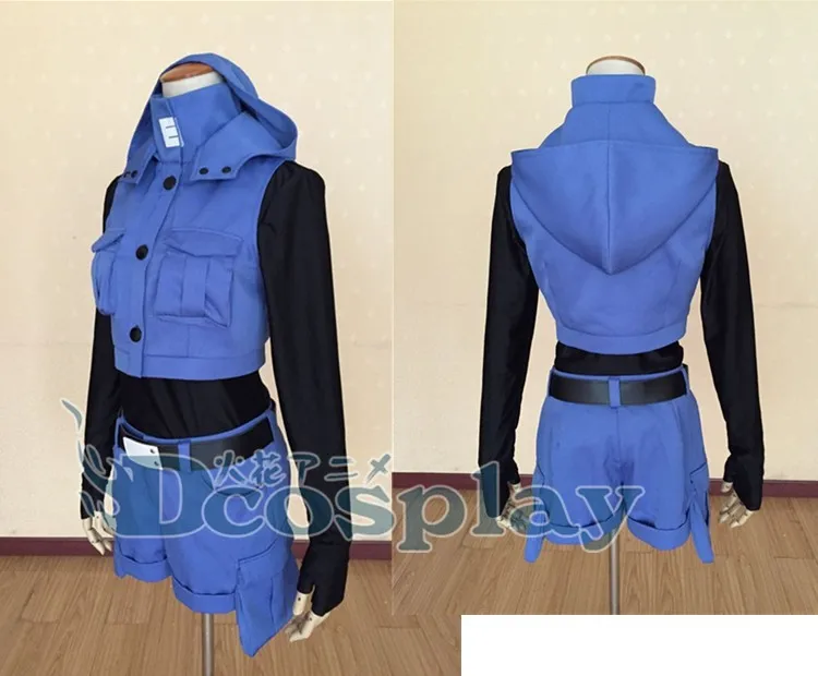 Убийца класс шиота Нагиса синий костюм для косплея - Цвет: Short pants style