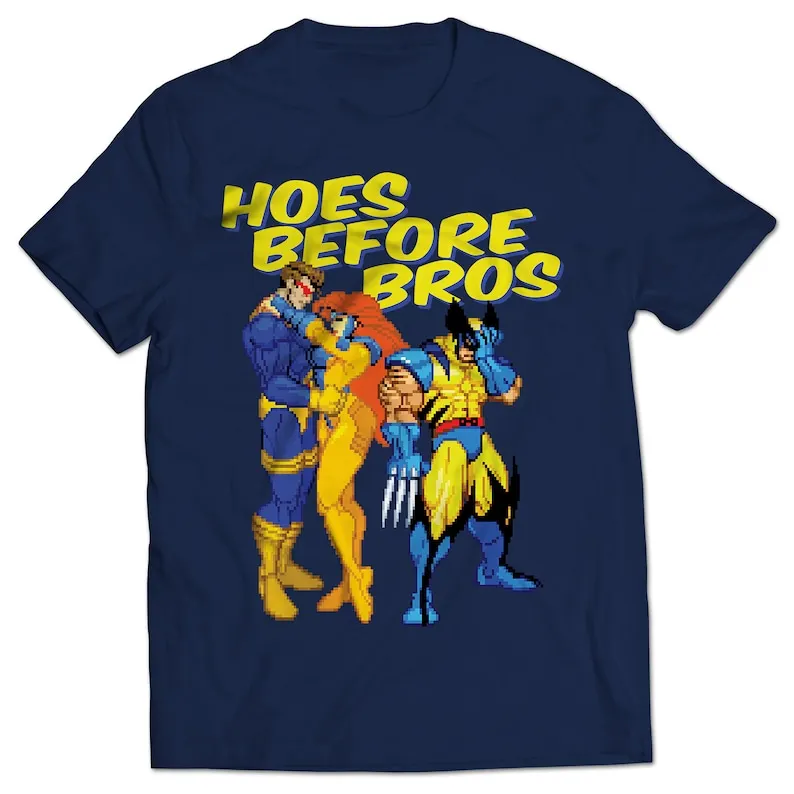 

Hoes Before Bros T-shirt Funny T Shirts For Men 3d Men T Shirt Short Sleeve