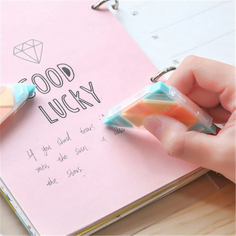 Новинка модный треугольный ластик милые канцелярские принадлежности для