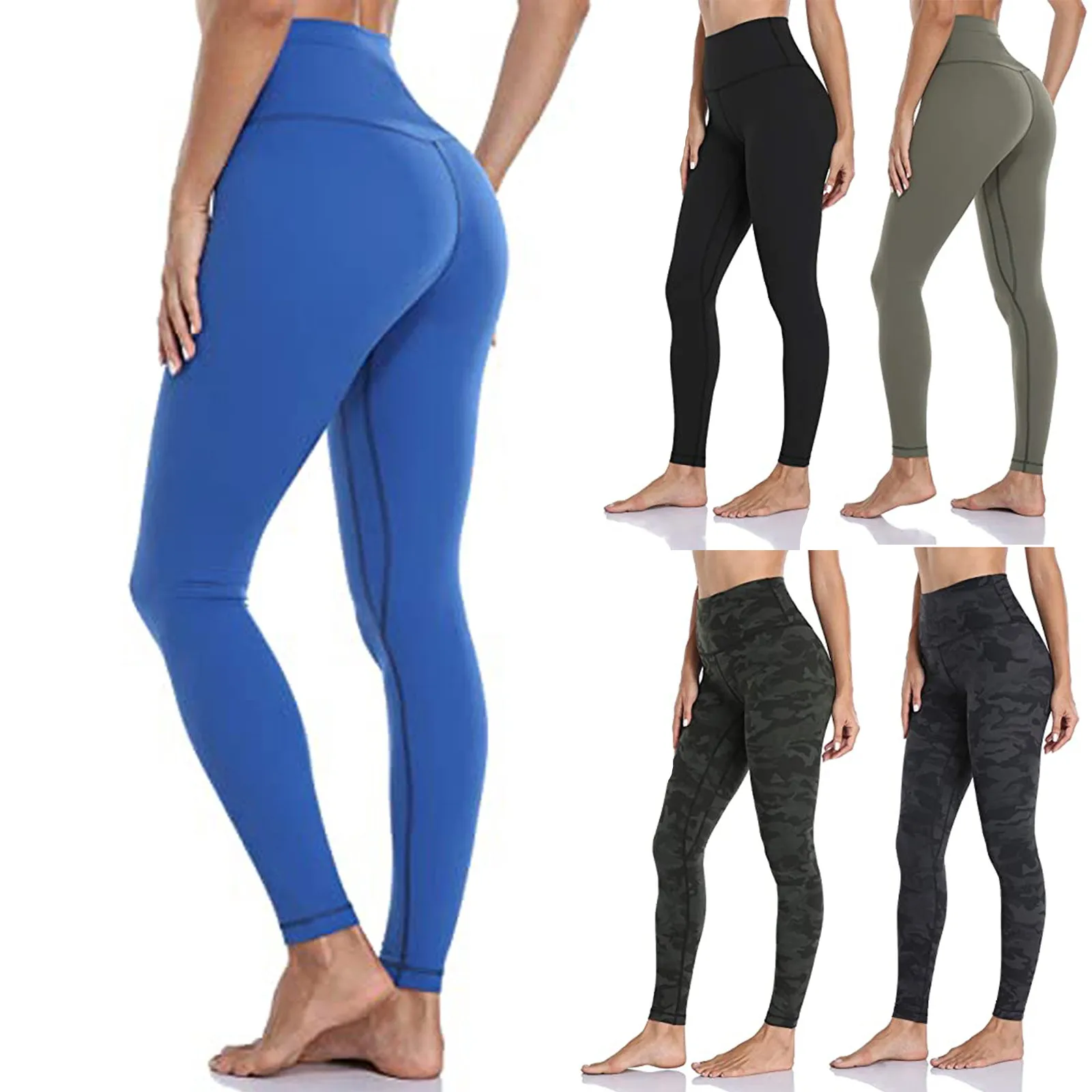 

2021 Women's Sports Pants Seamless Leggings Women Fitness Tummy Control Pants Sports Leggings Gym High Waist Skinny Leggings