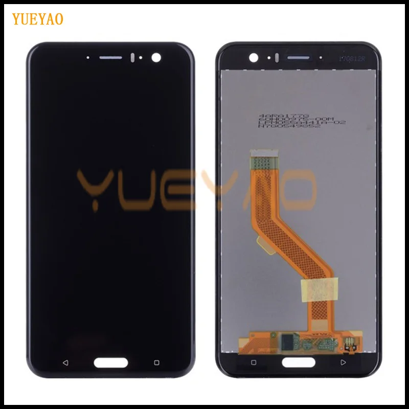 5.5&quot For HTC U11 LCD Display Touch Screen Digitizer Assembly with Frame Replacement Parts 2560*1440 U-3w U-1w U-3u | Мобильные