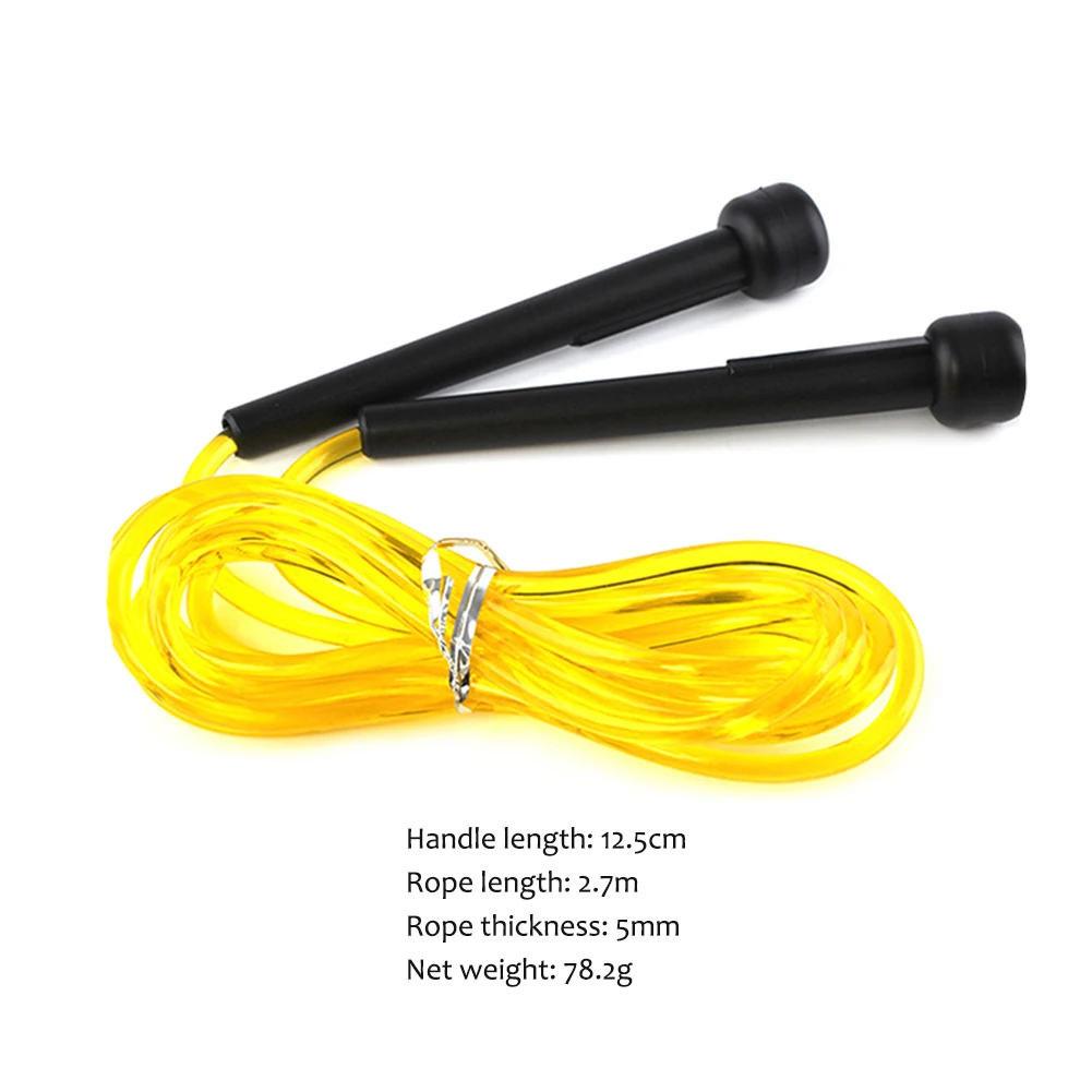 

PVC Soft Rubber Skipping Rope Children Students Exercise Training Jump Rope