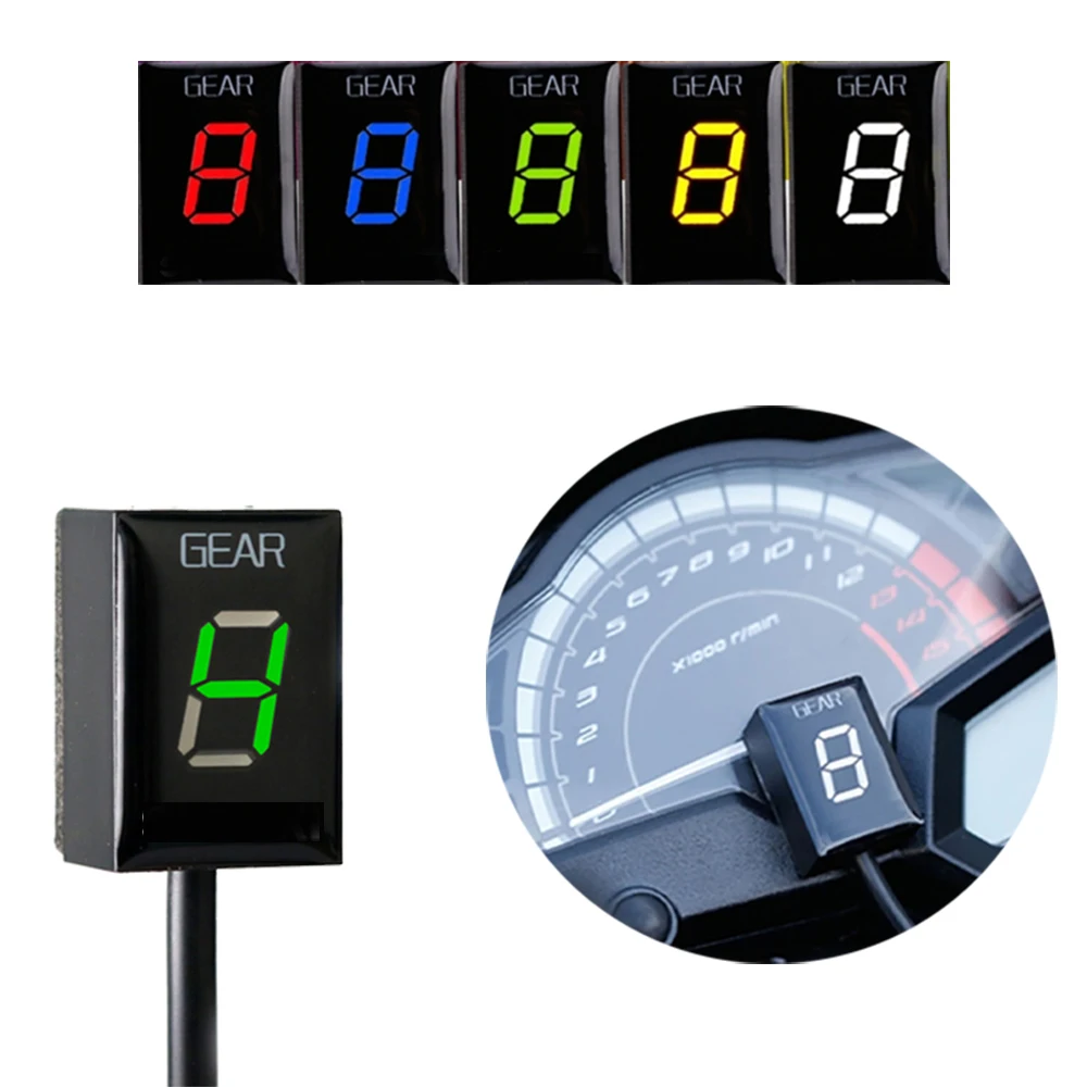 

Индикатор шестеренки для Honda CBR600 CRF250 NC700S XL1000V, 6-Скоростной индикатор уровня передачи 1-6